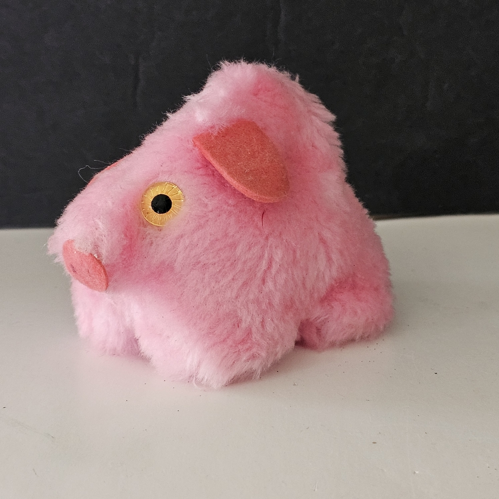1977 Russ Plush Pink Pig Toy for Small Pets - Picture 5 of 11